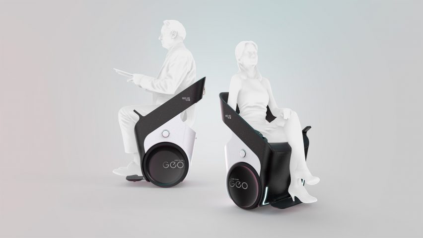 Render of Geo personal electric vehicle concept by PriestmanGoode
