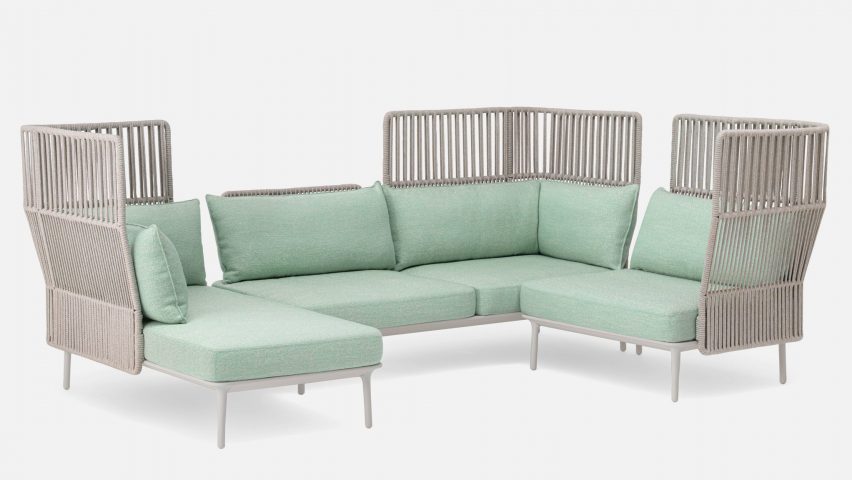Reva Cocoon modular outdoor seating