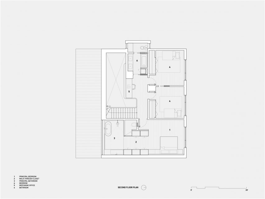 Second floor plan