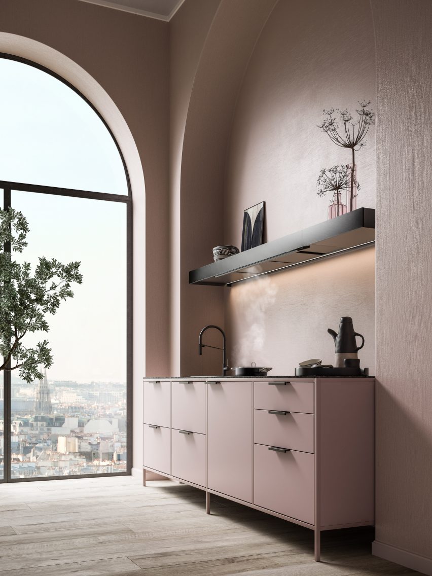 Shelf extractor hood by Falmec