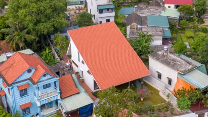 Aerial view of House in Quang Yen