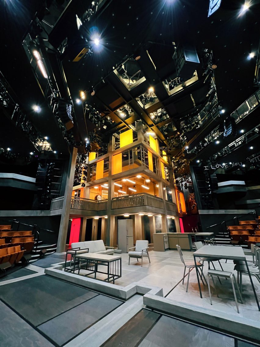Standing at the Sky's Edge set design by Ben Stones