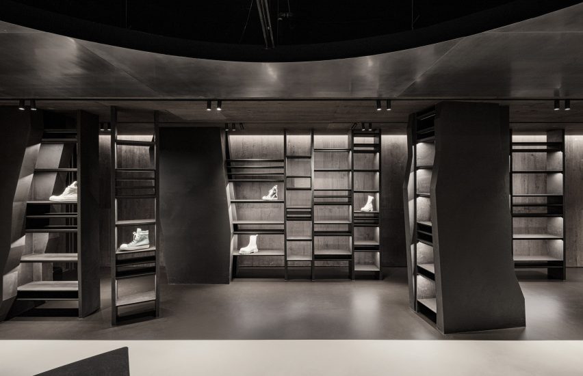 Footwear display area
