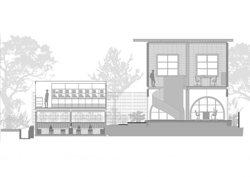 Section of the office by Taliesyn