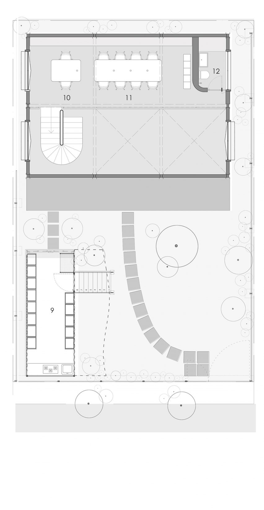 First floor plan of the office by Taliesyn