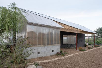 Skyscraper mockup used for shed