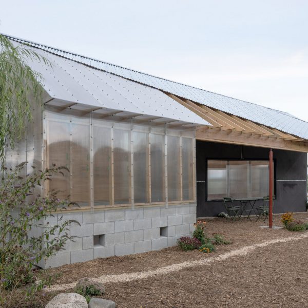New York designers create garden structure from repurposed architectural mockup