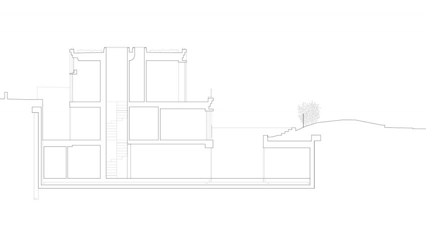 Cross section of The Arches by DHaus Company