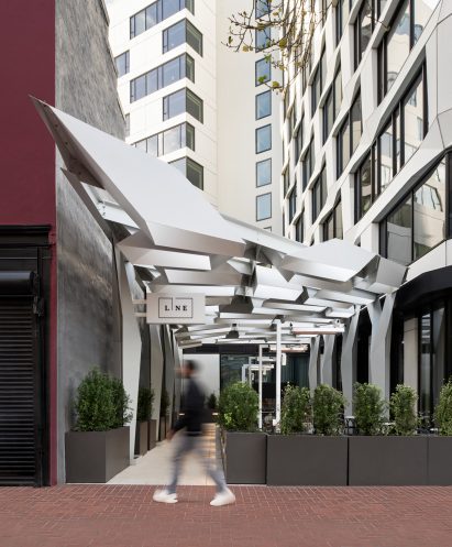 The Line Hotel entrance