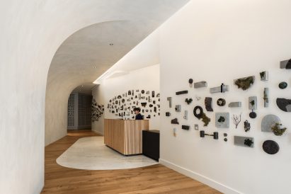 Found object wall installation by Sasinun Kladpetch