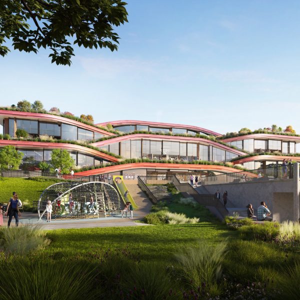 Community library in Columbia, Maryland, by Heatherwick Studio
