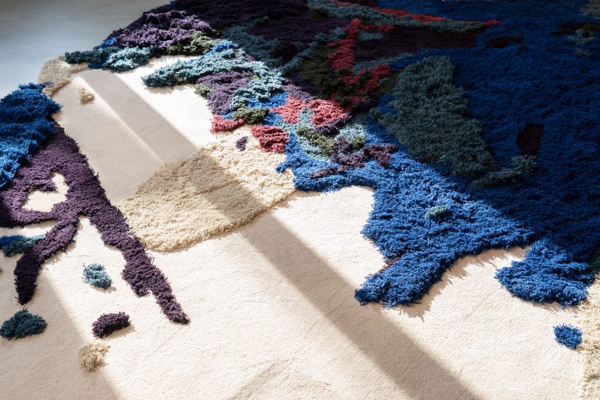 Burberry wool installation by Tom Atton Moore
