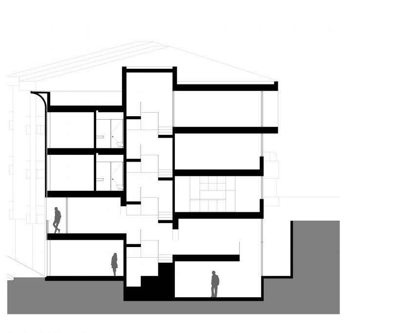 Section of Casa Vertical