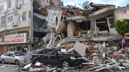 Destruction caused by earthquakes in Turkey