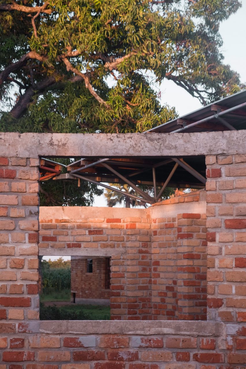 Exterior of Wayair School in Tanzania by Jeju Studio