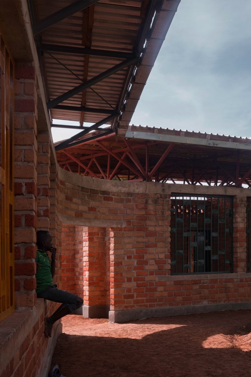 Exterior of Wayair School in Tanzania by Jeju Studio