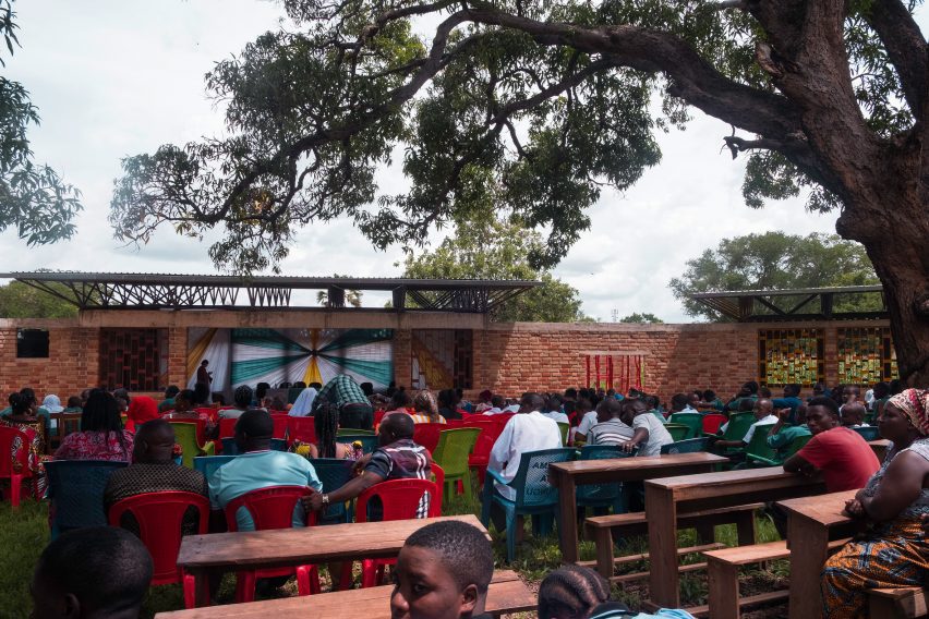 Exterior of Wayair School in Tanzania by Jeju Studio