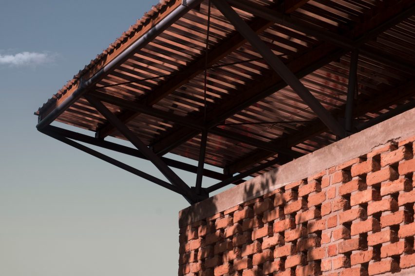 Exterior of Wayair School in Tanzania by Jeju Studio