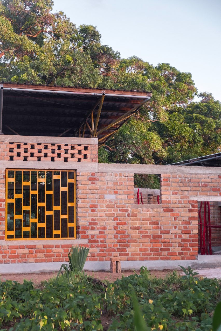 Exterior of Wayair School in Tanzania by Jeju Studio
