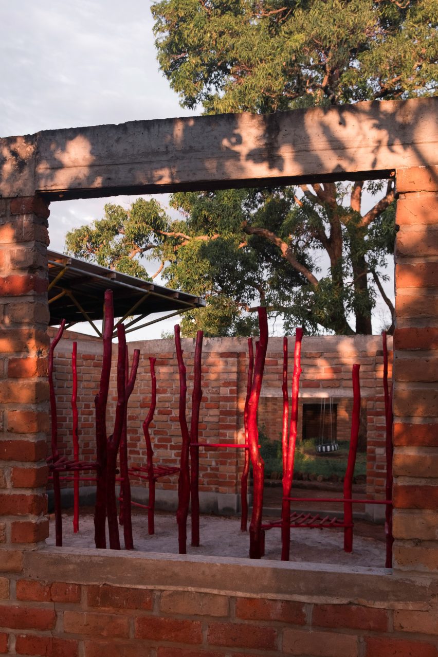 Exterior of Wayair School in Tanzania by Jeju Studio