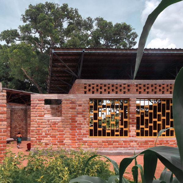 Exterior of Wayair School in Tanzania by Jeju Studio