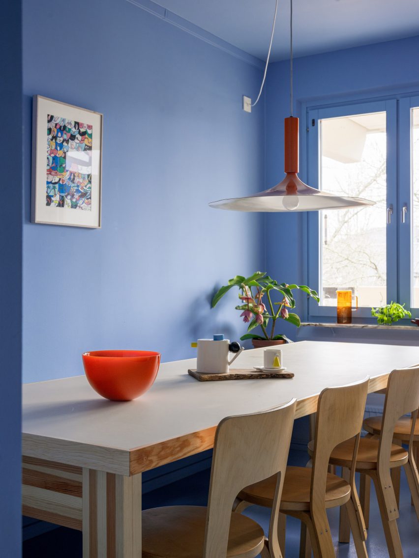Colourful apartment interior by Westblom Krasse Arkitektkontor