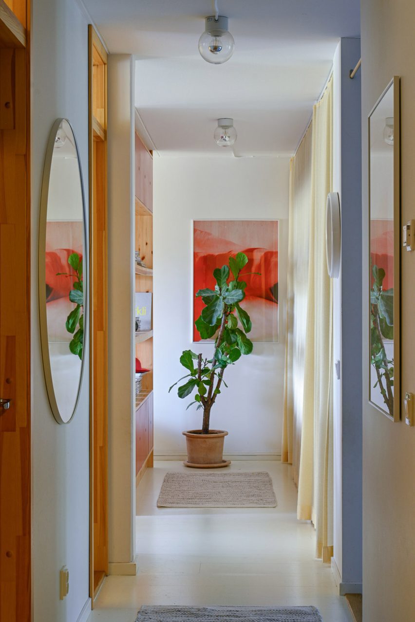 Colourful apartment interior by Westblom Krasse Arkitektkontor