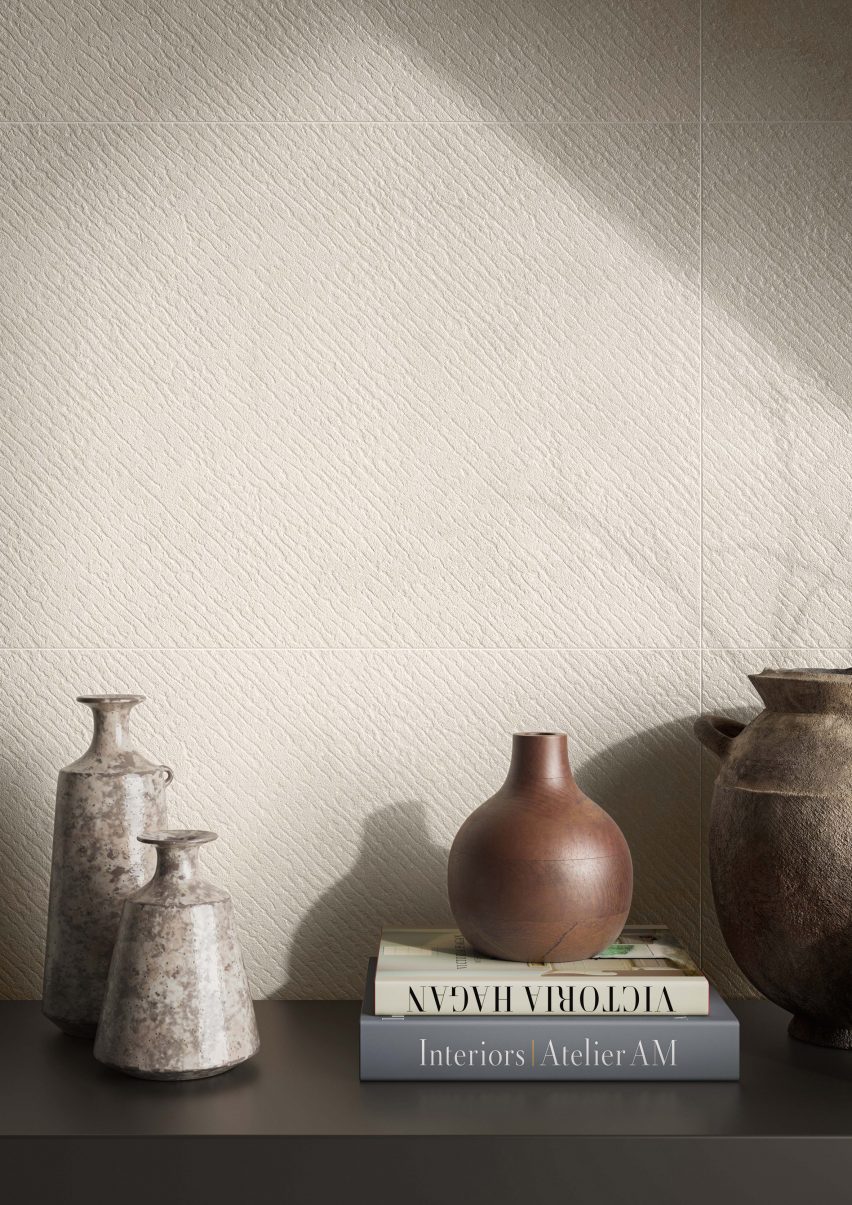 White Smoke Stile collection tiles by Casalgrande Padana