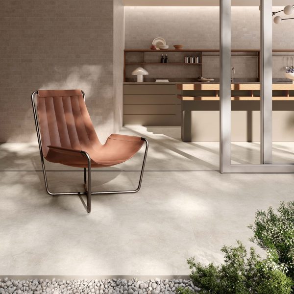 White Smoke Stile collection tiles by Casalgrande Padana