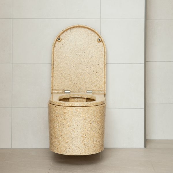 Block toilet by Woodio in a bathroom