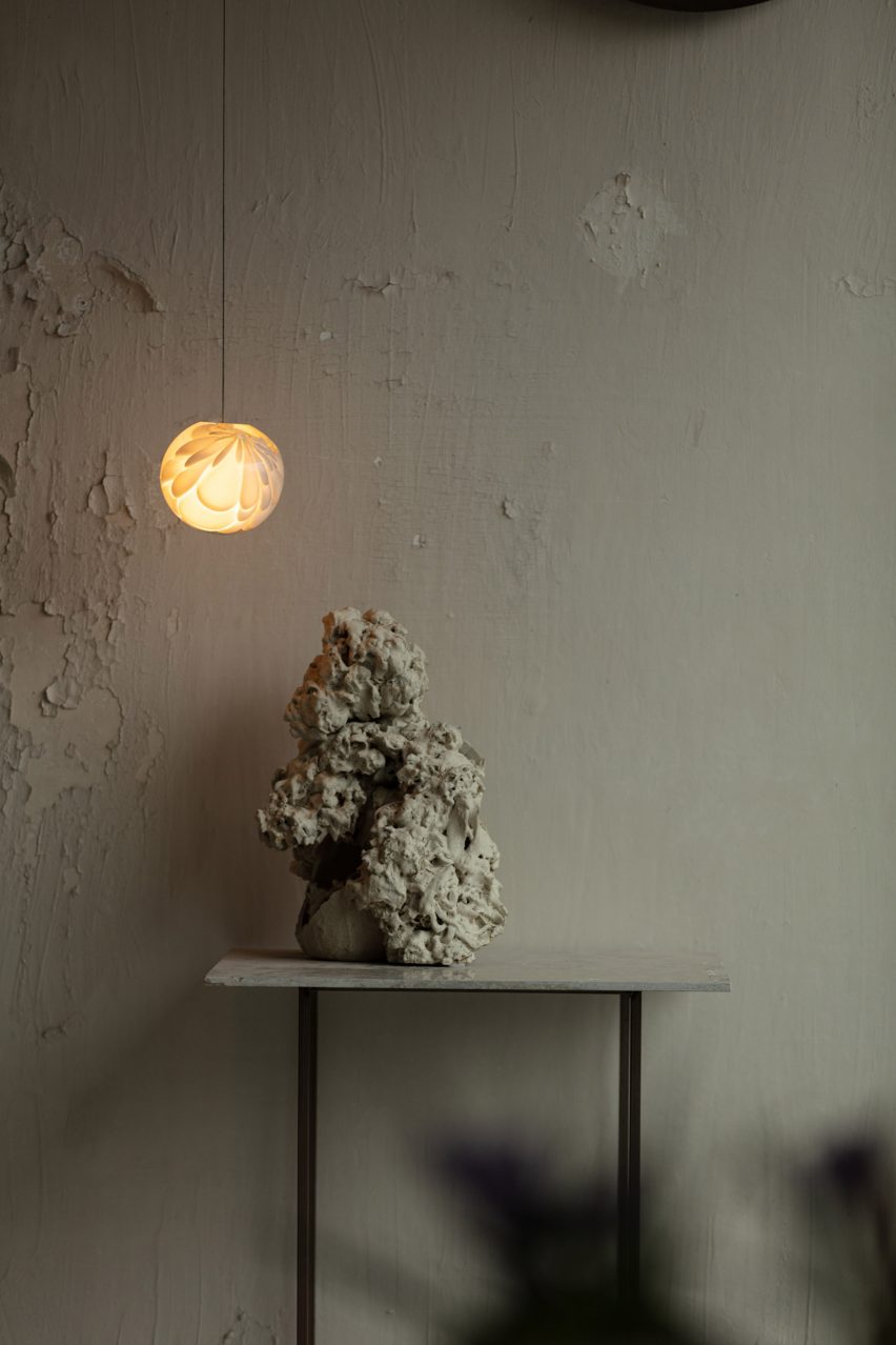 118 pedant light by Omer Arbel for Bocci