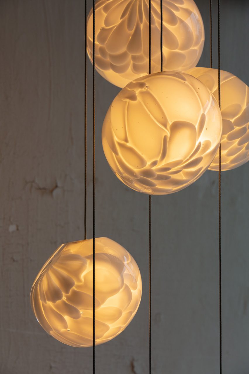 118 pedant light by Omer Arbel for Bocci