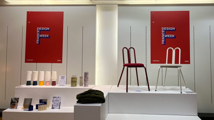 Photo of an exhibition at France Design Week