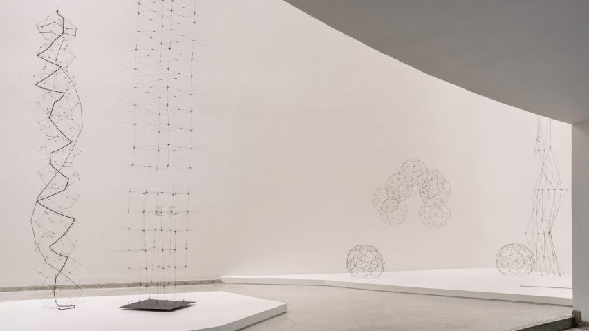 Photo of installations by Gego