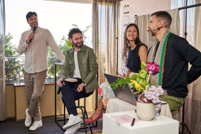 Experts at the Liganova talk