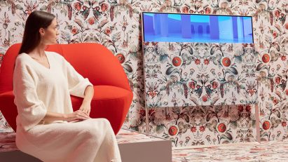 LG OLED reimagines tech consumer goods as desirable interior objects at Milan design week