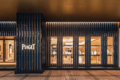 Piaget boutique Hong Hong facade by Neri&Hu