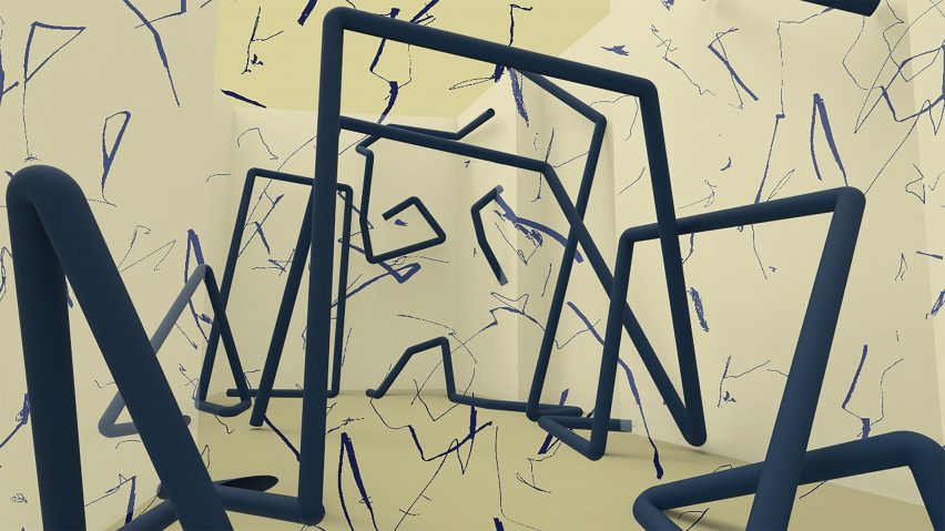 Photo of a sculptural installation