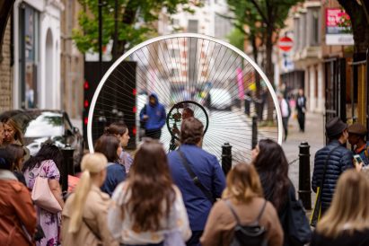 Photo of a street installation