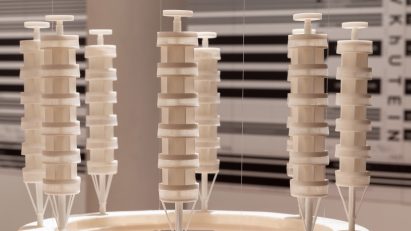 Flying city concept model