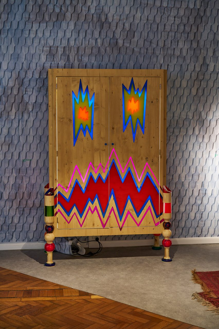 Wardrobe at Alpine Rising exhibition by Markus Benesch