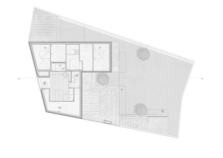 Second floor plan of Nevogilde