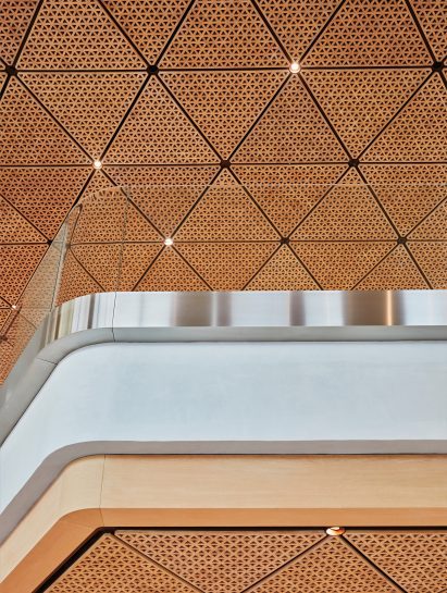 Detail view of Apple BKC in Mumbai