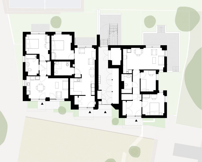 Ground floor plan of Citizens House