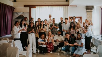 Students and tutors at the Atelier Emona architecture workshop