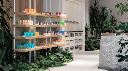 Plant-filled beauty boutique in Montreal