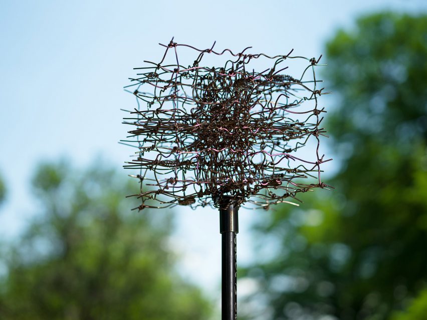 A birdhouse at Brackridge Park
