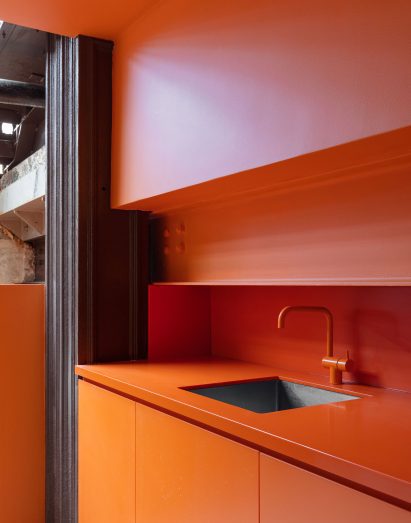 Orange kitchen