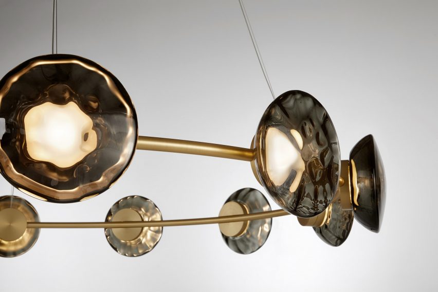Ceto Circlet chandelier by Ross Gardam
