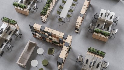 Combus shelving system by Narbutas